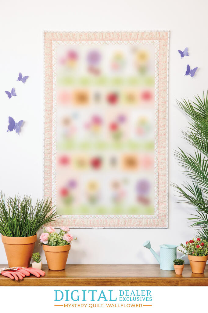 Kimberbell 2025 DDE Wallflower Mystery Quilt at Heartfelt Quilting